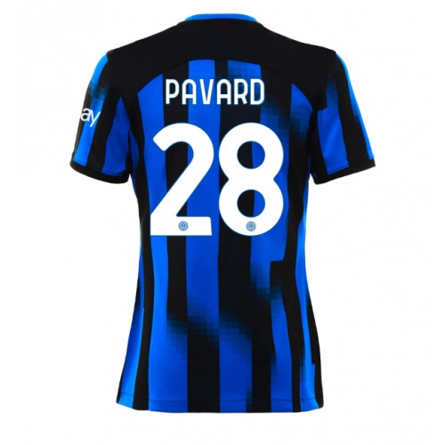Maillot de foot Inter Milan Benjamin Pavard #28 Domicile Femmes 2023-24 Manches Courte